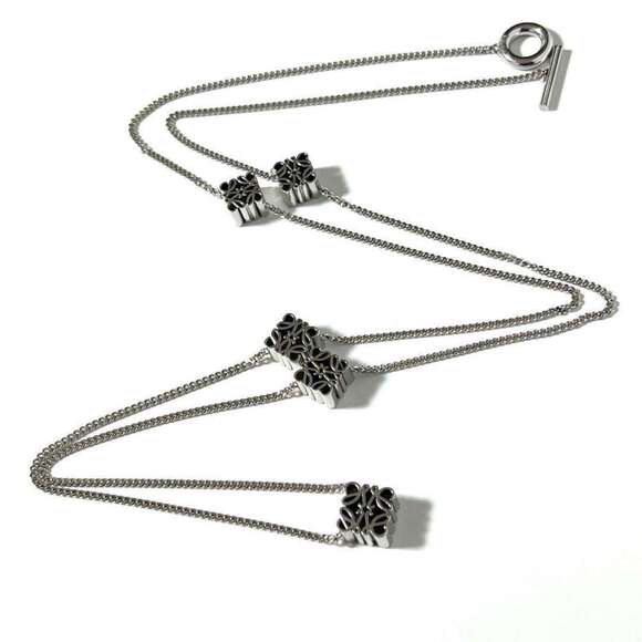 LOEWE Silver Necklace - Picture 1 of 10